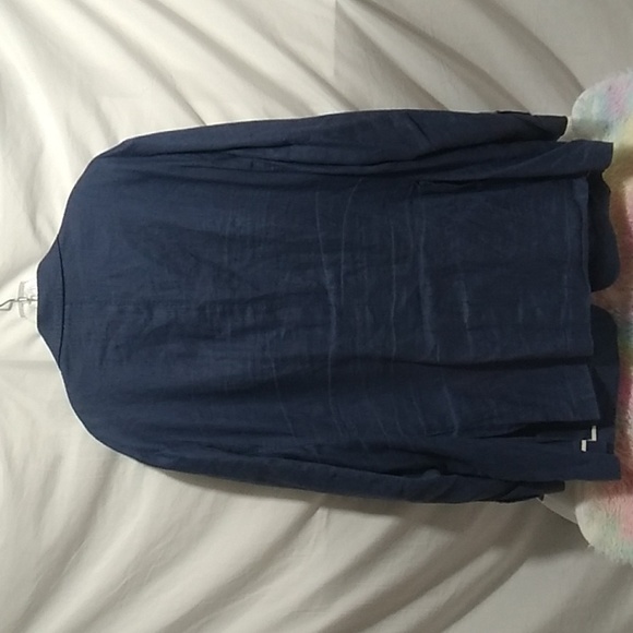 SALE! Crittendens Cool Cotton Blue 100% Linen Vintage Jacket/Blazer XL (A-76) - Picture 7 of 16